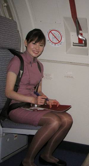 Chinese Stewardess Porn - Candid photos of the China Airlines Beautiful Stewardesses