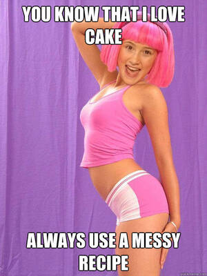 Lazy Town Porn Captions - not for sale hey big boy cum and see me sometime - Lazy Town Stephanie -  quickmeme