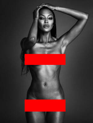 Naomi Campbell Fake Porn - 43 year-old supermodel Naomi Campbell goes nude for magazine shoot