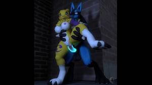 Lucario Threesome Porn - Lucario x Renamon - Pornhub.com