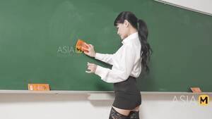 asian class b - Perv guy dreams to fuck his hot Chinese teacher - Model Media