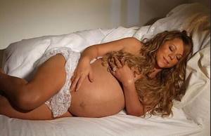 mariah carey pregnant belly nude - Mariah and Dembabies Victims of Tabloid Scam?