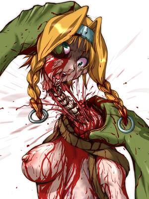 Anime Suicide Porn - Rule 34 - 1girls beige skin bleeding blonde hair blood blood spray blood  stain bone breasts death decapitation exposed breasts eyes female gore  green skin guro hair injury interspecies leina male mouth