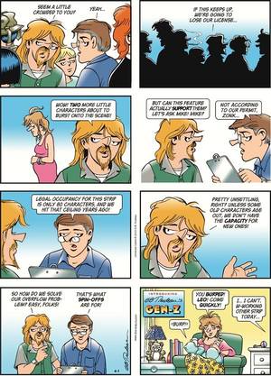 Doonesbury Porn - On the number of characters in Doonesbury: