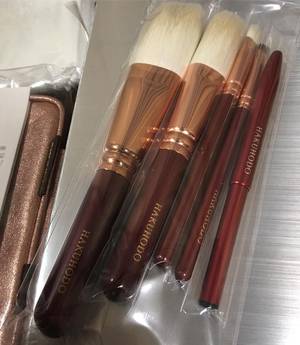 Makeup Brush Porn - #hakuhodo Bordeaux set