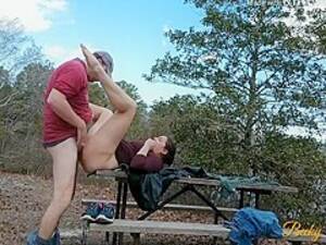 anal sex on picnic tables - LNÂ´s#45 Public picnic table - Fucking my hot little babe outdoors - PornZog  Free Porn Clips