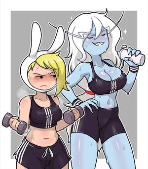 Ice Queen And Fiona Porn - Fiona and Ice Queen working out (Centinel303) : r/AdventureTime_Porn