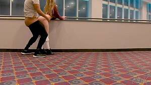 Adult Couples Having Sex In A Movie Theater - A date goes sexual as the couple gets horny in an empty cinema