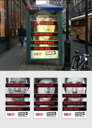 Human Trafficking In Porn - Thanks to WOMEN'S WAY for these great posters to raise awareness of human  trafficking in the