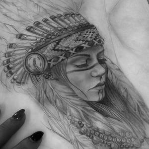 american indian tattoos - native american girl drawing - For all you artists who want to draw this  to, its Super easy to draw. | tattoo ideas | Pinterest | Native american  girls, ...