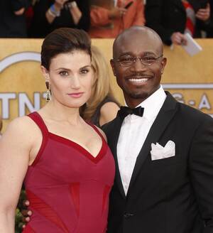 interracial housewives glasses - Idina Menzel on the 'interracial aspect' of Taye Diggs union - Los Angeles  Times