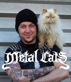 Cat People Porn - Metal Cats, the best book. Metal men and their beloved cats.