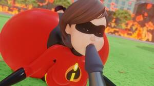 Helen Parr Porn Growth - Elastigirl and Violet save the day!