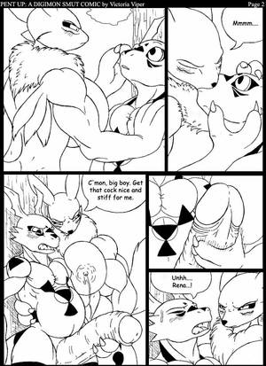 Anime Boys Gay Digimon Porn Comics - [Victoria Viper] [Mykiio] Pent Up: A Digimon Smut Comic (COMPLETE)