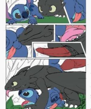 Lilo And Stitch Furry Porn - Stitch vs Toothless gay furries - Gay Furry Comics