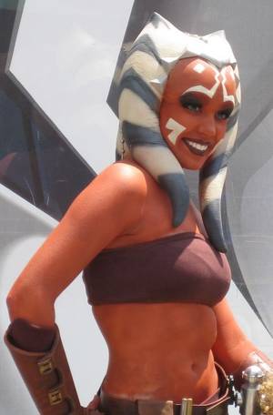 cartoon star wars cosplay nude - Cosplay of Ahsoka Tano from the cartoon Star Wars:.