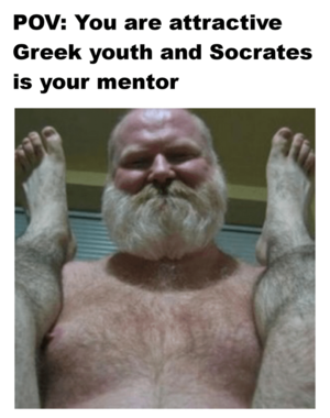 Halo Porn Socrates - Socrates be like : r/PhilosophyMemes