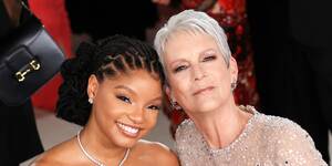 Leg Pussy Jamie Lee Curtis - See Halle Bailey Finally Become Part of Jamie Lee Curtis' World