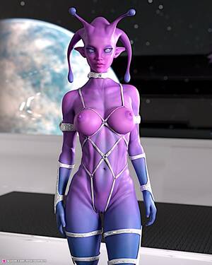 3d Sci Fi Girls Porn - Rule 34 - 3d alien alien girl athletic female depth of field female front  view large breasts looking at viewer nude nude female purple skin  riskybomber sci-fi science fiction slushe (website) solo