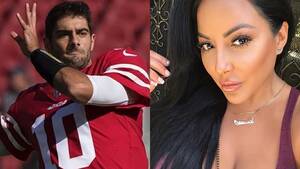 date with - NFL player Jimmy Garoppolo spotted with porn star Kiara Mia, causing a  Twitter frenzy