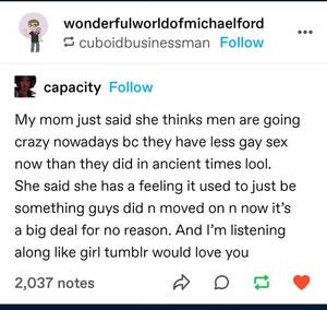 Forced Gay Anal Tumblr - Modern Men : r/tumblr