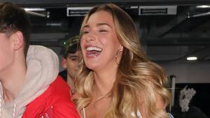 messy facial - Love Island's Zara McDermott makes first public appearance since Sam  Thompson split in campaign against Revenge Porn