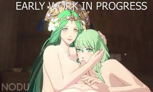 Fire Emblem Titfuck - Rhea & Byleth blowjbo & paizuri (Fire Emblem)