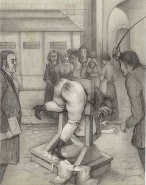 ass caning drawings art - harsh public switching for a woman with a huge delicious fat bottom