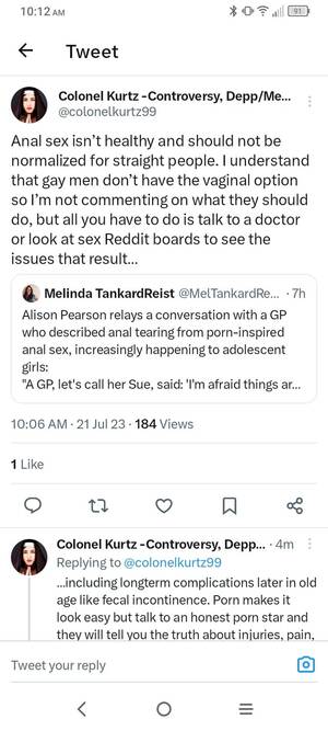 is anal sex harmful - Sodomy is UnHeAlThY you sodomites! : r/MarilynMansonReddit