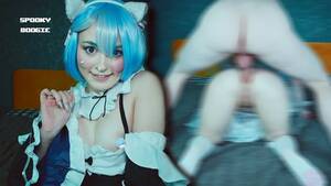 Cat Girl Anal Porn - Cat Girl Rem Seduced Subaru To Fuck Her Tight Holes - Anal Cosplay Re Zero  Spooky Boogie - FAPCAT