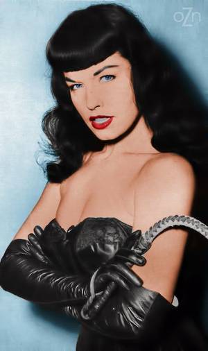 Betty Page Porn Whipped - Bettie Page photographed by Lenny Burtman