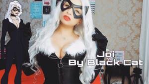 black cat webcam - JOI BLACK CAT Marvel Teasing QUEEN Jerk OFF Instruction - Pornhub.com