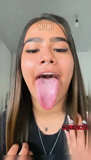 Long Tongue - Evolution - Brazilian Girl Long Tongue Fetish - ThisVid.com