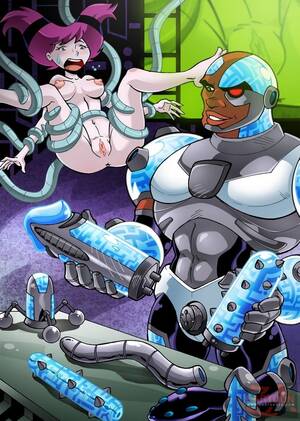 Cyborg Sex Porn - XXX Toon Oops: Cyborg Is Ready to Fuck Jinx