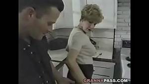 grandma kitchen - Granny Fucks Young Dick In The Kitchen