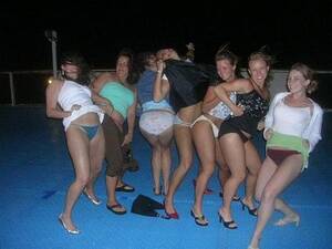 drunk skirt panties - Skirt Lifting Show-Offs