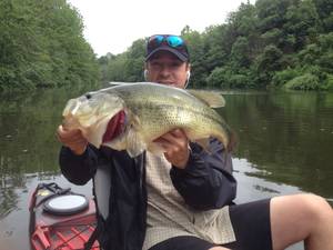 Best Fishing Porn - Fish of a lifetime. I caught this fish with a fly rod using a white popper  fly with white rubber legs.