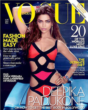 free sex indian actress deepika padukone - Deepika Padukone flaunts her hot-bod on 'Vogue' magazine's latest cover.