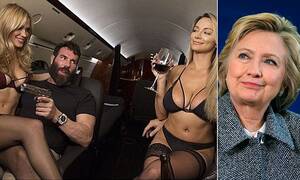 Naked Hillary Clinton Xxx - Hillary Clinton's private Press plane is owned by playboy Dan Bilzerian |  Daily Mail Online