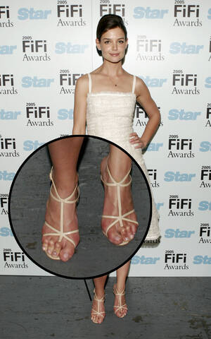 Angelina Jolie High Heels Porn - Katie Holmes, Jessica Simpson, and More Stars Wearing Painfully Small Heels  on the Red Carpet - Life & Style