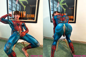 body paint fuck jerk off - Reno Gold Channels The Avengers For Halloween Wank Vids - TheSword.com