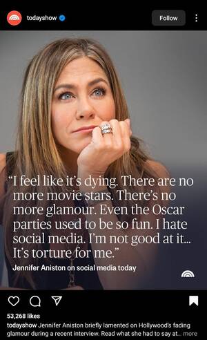 Jennifer Aniston Bound Porn - Jennifer Aniston talks about Hollywood's glamour fading. The same is  happening in bollywood. Tbh I am happy that these stars are no longer the  only stars and slowly these industries will also