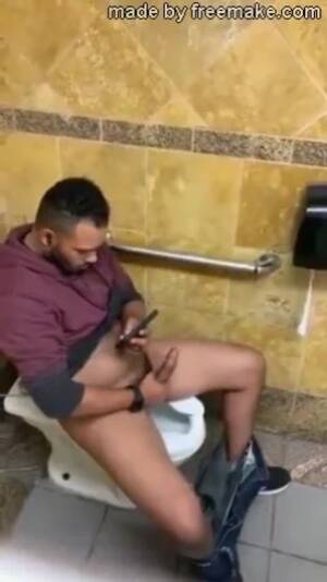 huge penis spy - Spy jerk big cock in a public toilet - video 2 - ThisVid.com