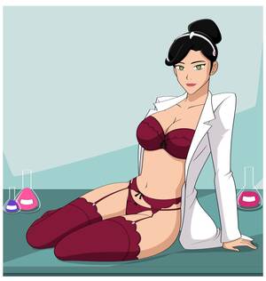 Lingerie Cartoon Porn - Rule 34 - 1girls black hair bra cartoon network cleavage dr. holiday female  female only female scientist g-string garter belt garter straps generator  rex green eyes hair bun jimryu labcoat laboratory lingerie