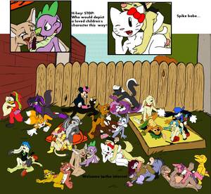 Furry Scooby Doo Porn - a_pup_named_scooby-doo agumon anthro babs_bunny bear canine cat crossover  daisy_duck digimon dinosaur dog dragon duck