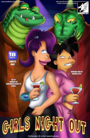 Girls Night Out Porn - Girls Night Out â€“ Locofuria - Porn Cartoon Comics