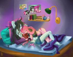 Marceline Adventure Time Tentacle Porn - Nap time for Marceline and Princess Bubblegum