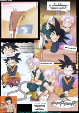 Dragon Ball Z Porn Goten And Trunks - Kamehasutra Yaoi Comic - Goten x Trunks - Goten Boner