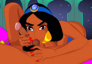 jasmine toon sex - Sexy Jasmine sucking Aladdin's cock | Cartoon Gonzo