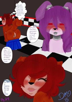 Jasmine Lesbian Porn Comics - e621 animatronic anthro blue_skirt blush bonnie_(fnaf) brown_eyes brown_fur  butt comic discordmelody female five_nights_at_freddy's